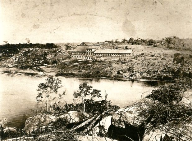 Vista da fábrica em 1889 - BP Security